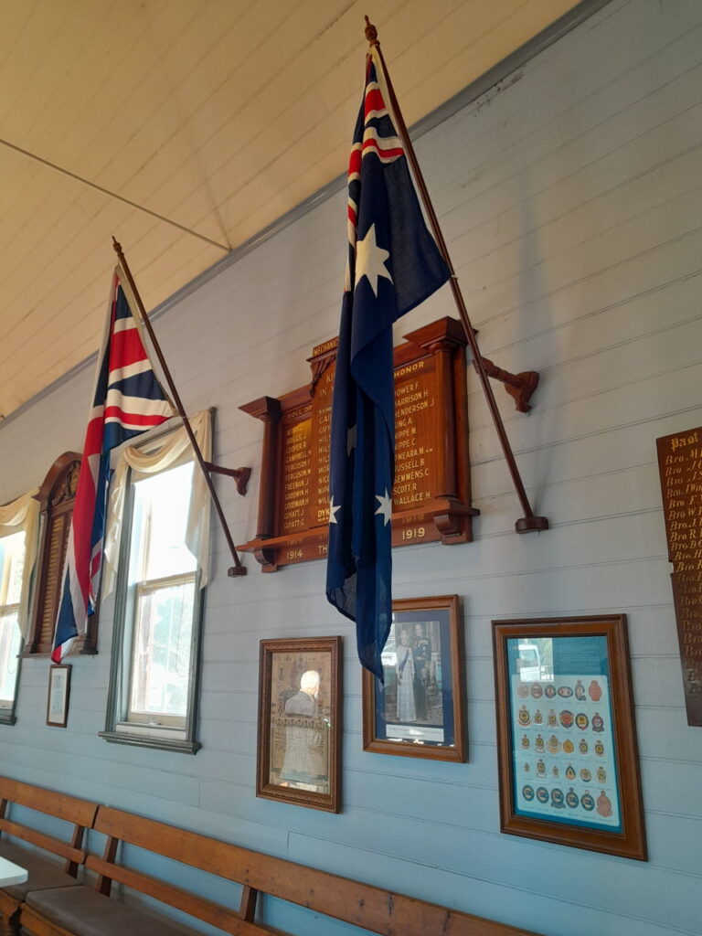 Honour boards in Toongabbie Mechanics Institute Hall (Victoria)