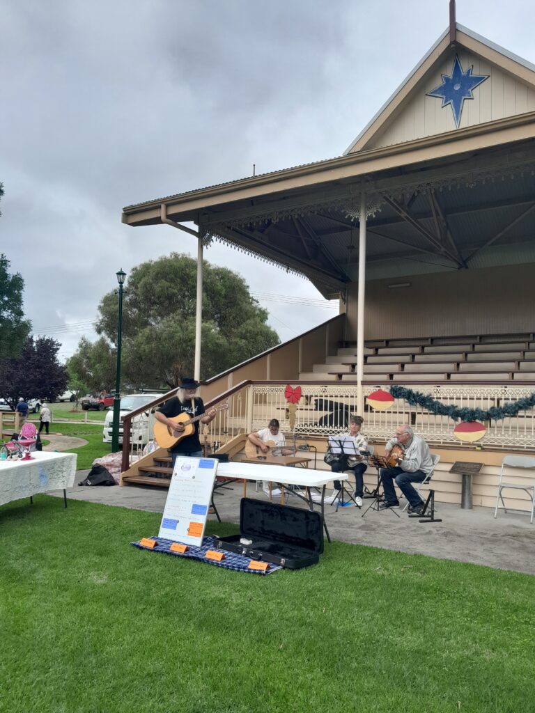 Toongabbie Victoria Federation Grandstand at Christmas event